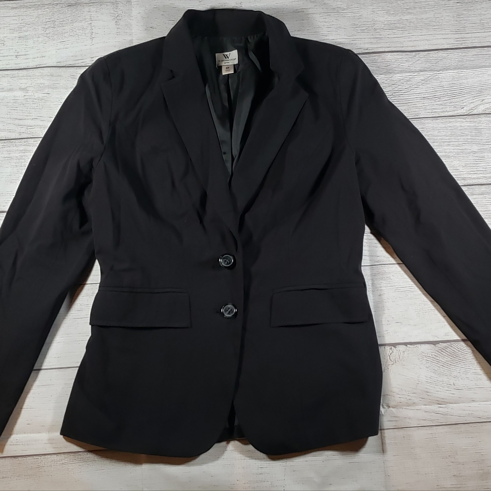 Worthington Black Blazer Professional Tailored Fit